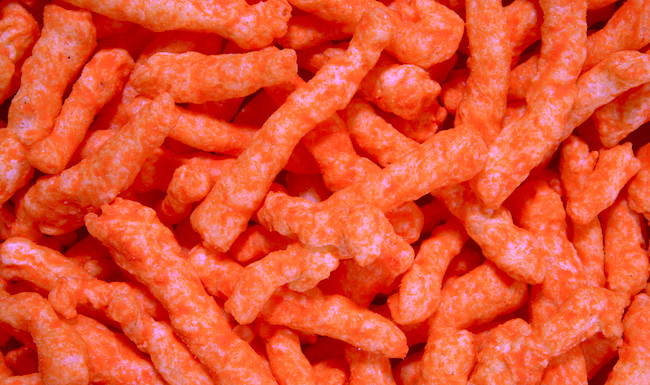 flaming hot cheetos: not food.